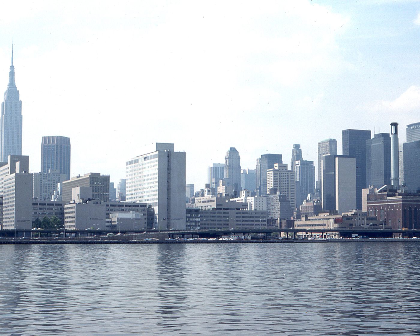 The Manhattan skyline on a clear day
